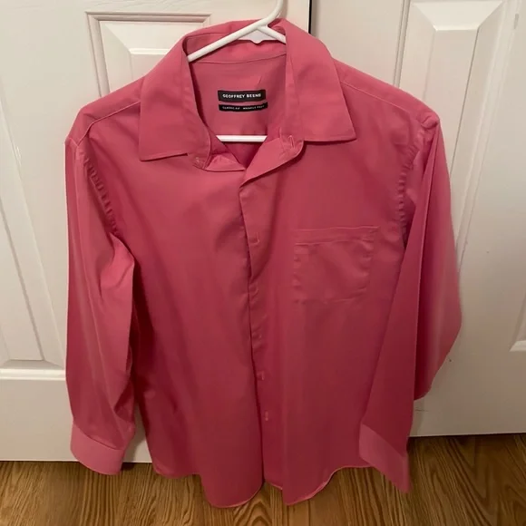 Geoffrey Beene Shirts | Geoffrey Beene Classic Fit Dress Shirt Pink Size 15.5 32/33 | Color: Pink | Size: 15.5 | Pm-94858928's Closet
